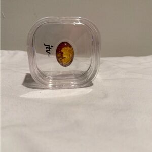 JTV Vibrant Red and Yellow Gemstone